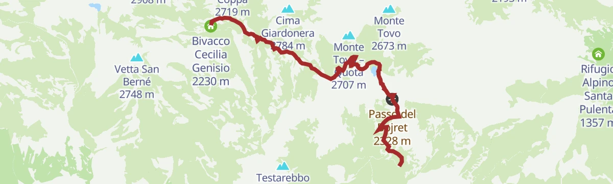 Route map: Alta Via Canavesana: Tappa 4 Santuario Madonna di Ciavanis